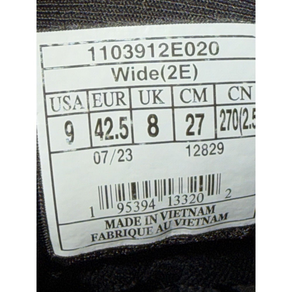 Brooks Adrenaline GTS 23 Mens Size 9 2E Wide Triple Black Running Shoes Sneakers - Picture 11 of 11